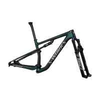 SPECIALIZED   Frameset Gloss Green Tint Fades Over Carbon/Chrome