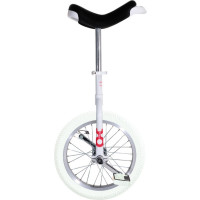 QU-AX Jednokolka OnlyOne 16" bílá Indoor Al ráfek,plášt bílá