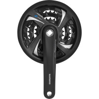 Shimano kliky FCTX801 48/38/28 černé 170+kryt